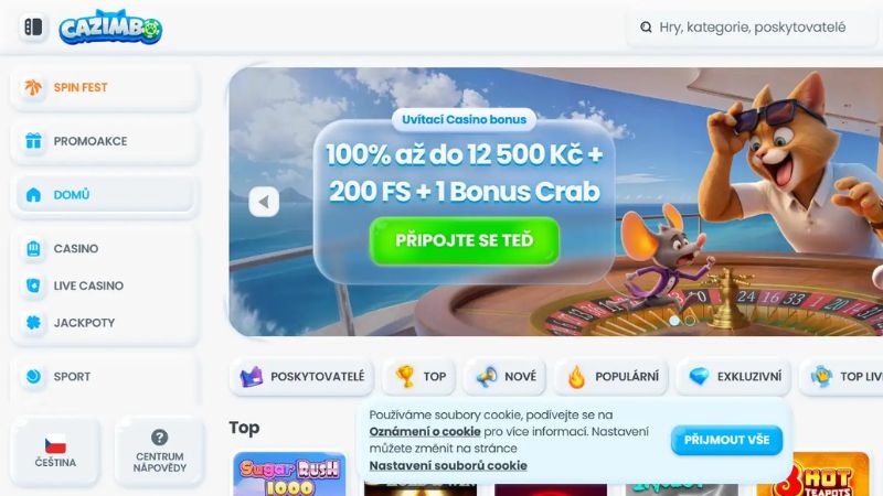 Cazimbo Casino screenshot